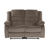 Jarita Chocolate Double Reclining Loveseat