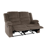 Jarita Chocolate Double Reclining Loveseat