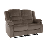 Jarita Chocolate Double Reclining Loveseat