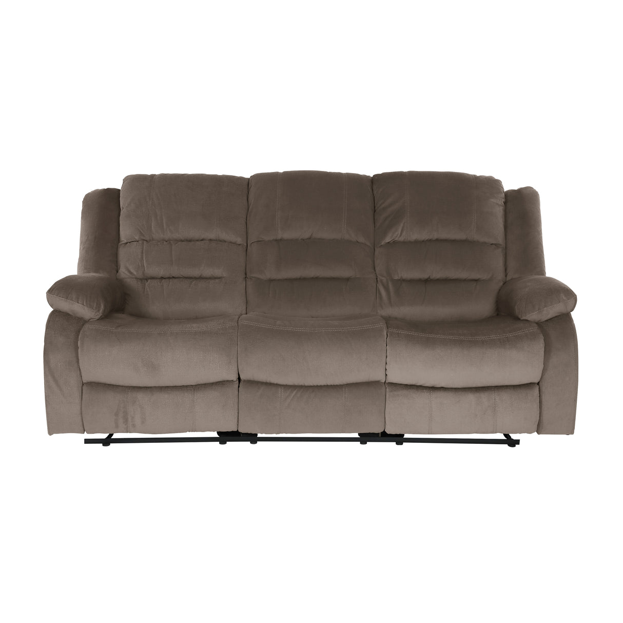 Jarita Chocolate Double Reclining Sofa