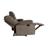 Jarita Chocolate Double Reclining Sofa