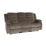 Jarita Chocolate Double Reclining Sofa