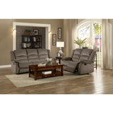 Jarita Chocolate Double Reclining Sofa