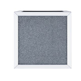 Malish Clear Glass, Mirrored & Faux Diamonds End Table