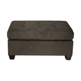 Emilio Exposed Legs With Brown 3-Piece Reversible Sectional Ottoman