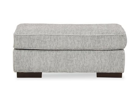 Mercado Pewter Sofa, Oversized Chair And Ottoman