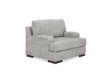 Mercado Pewter Sofa, Oversized Chair And Ottoman