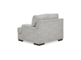 Mercado Pewter Sofa, Oversized Chair And Ottoman