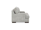 Mercado Pewter Sofa, Oversized Chair And Ottoman