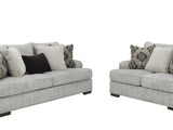 Mercado Pewter Sofa And Loveseat