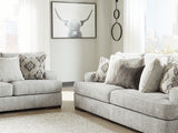 Mercado Pewter Sofa And Loveseat