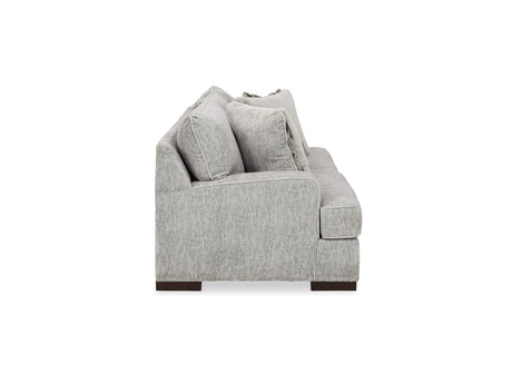 Mercado Pewter Sofa, Oversized Chair And Ottoman