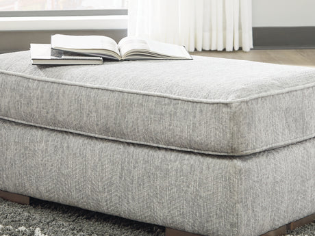 Mercado Pewter Sofa, Oversized Chair And Ottoman