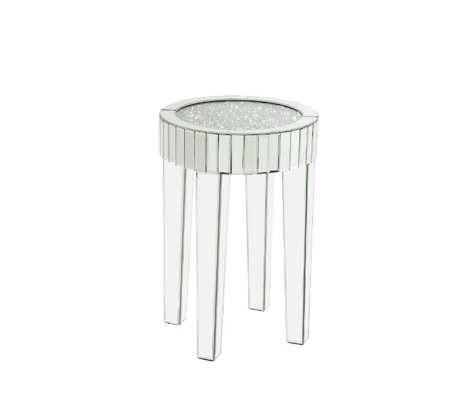 Ornat Mirrored & Faux Diamonds End Table