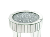 Ornat Mirrored & Faux Diamonds End Table