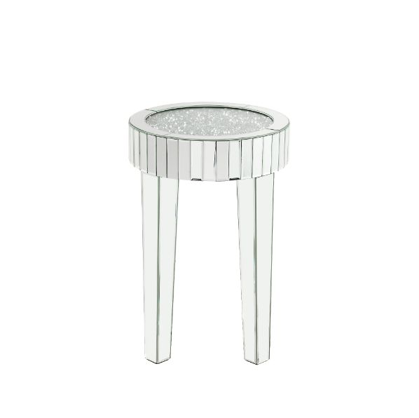 Ornat Mirrored & Faux Diamonds End Table