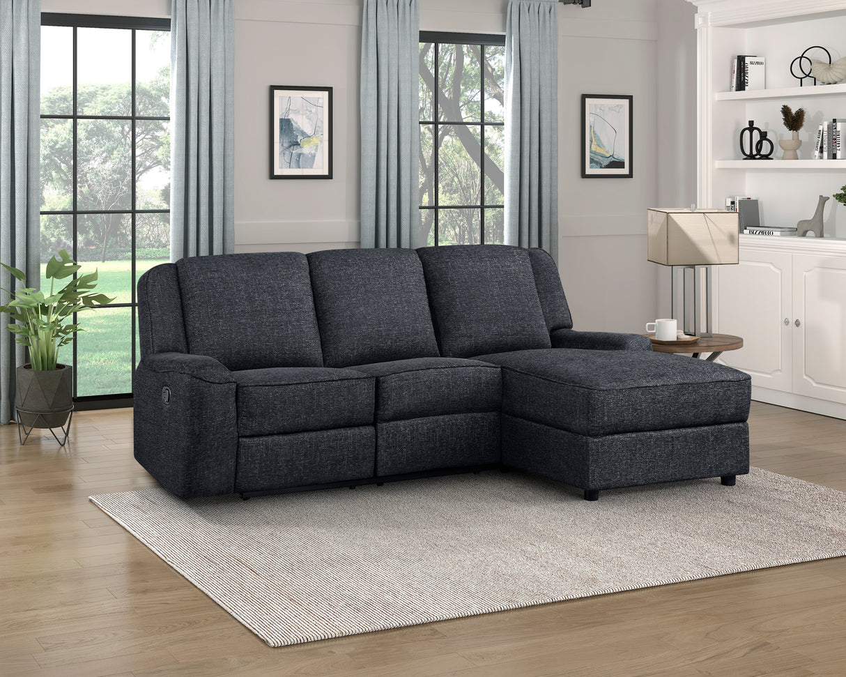 Monterey 2-Piece Reclining Sectional With Right Chaise
