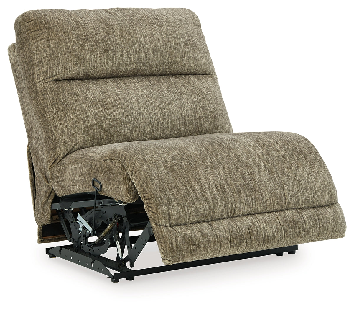 Lubec Taupe Armless Recliner