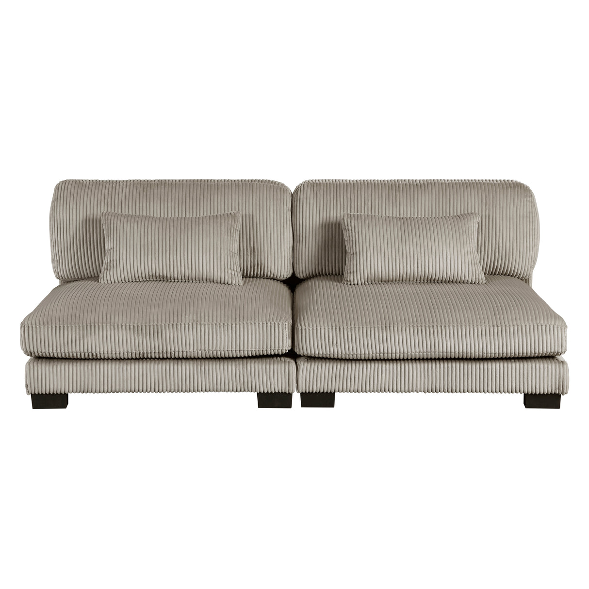 6-Piece Modular Sectional With Ottomans