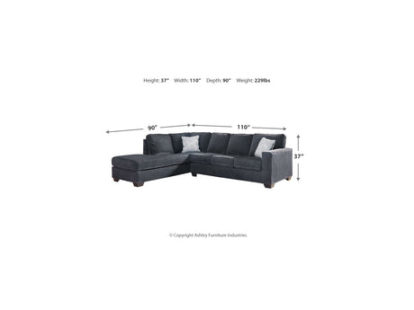 Altari Slate 2-Piece Left-Arm Facing Sectional With Chaise