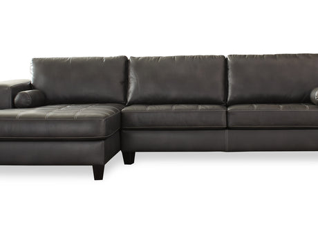 Nokomis Charcoal 2-Piece Left-Arm Facing Sectional With Chaise