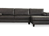 Nokomis Charcoal 2-Piece Right-Arm Facing Sectional With Chaise