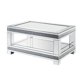 Noralie Mirrored & Faux Diamonds Coffee Table