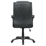 Nerris Adjustable Height Office Chair With Padded Arm Grey And Black