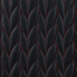 Carlos Arched Armrest Upholstered Office Chair Black