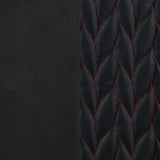 Carlos Arched Armrest Upholstered Office Chair Black