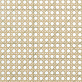 Rayo Rattan Cane Back Accent Chair with Padded Seat Black