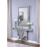 Noralie Mirrored & Faux Diamonds Accent Table