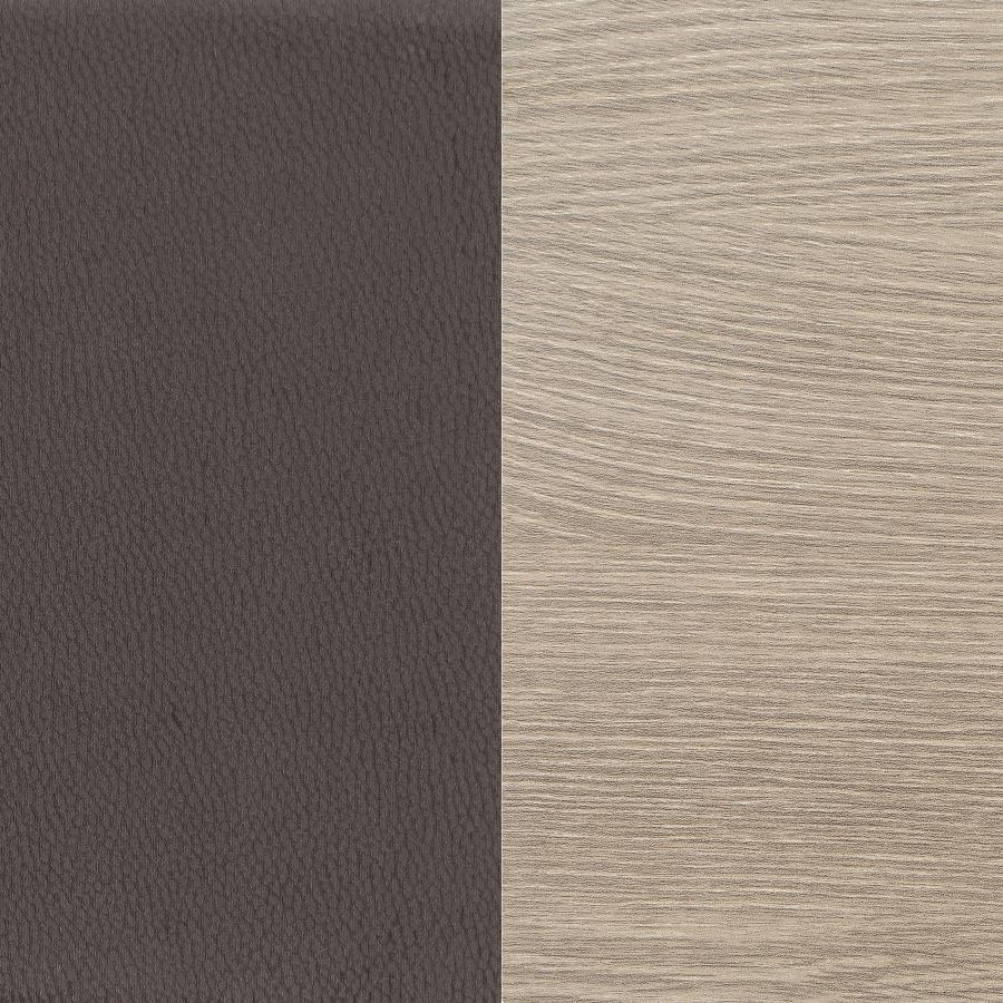 Aloma Upholstered Tufted Armless Accent Chair Brown