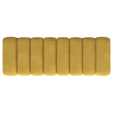 Summer Fabric Upholstered Tufted Accent Bench Mustard Yellow