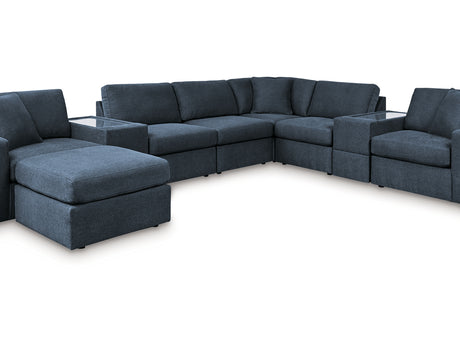 Modmax Ink 8-Piece Sectional And Ottoman