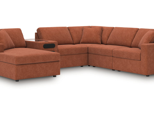 Modmax 6-Piece Sectional with Audio System and Chaise