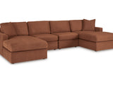 Modmax Spice 4-Piece Double Facing Sectional With Chaise