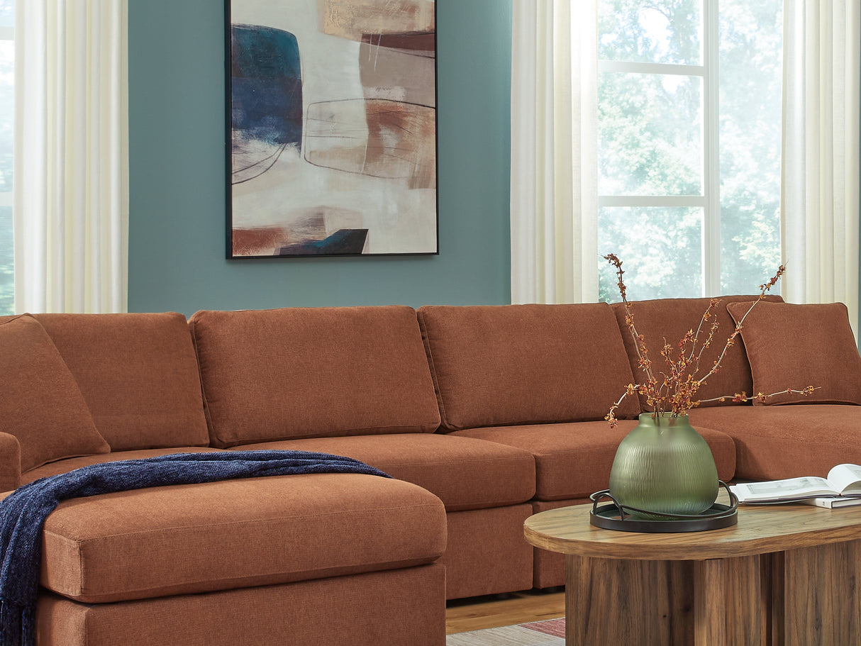 Modmax Spice 4-Piece Double Facing Sectional With Chaise