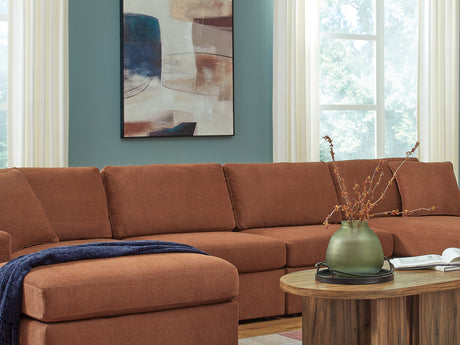 Modmax Spice 4-Piece Double Facing Sectional With Chaise