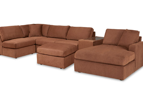 Modmax Spice 6-Piece Right-Arm Facing Sectional With Chaise And Ottoman
