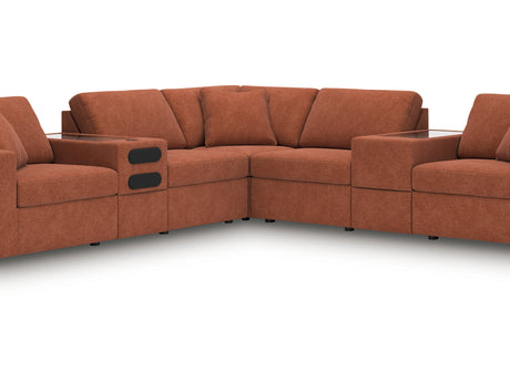 Modmax 7-Piece Balanced Sectional with Audio and Storage Consoles