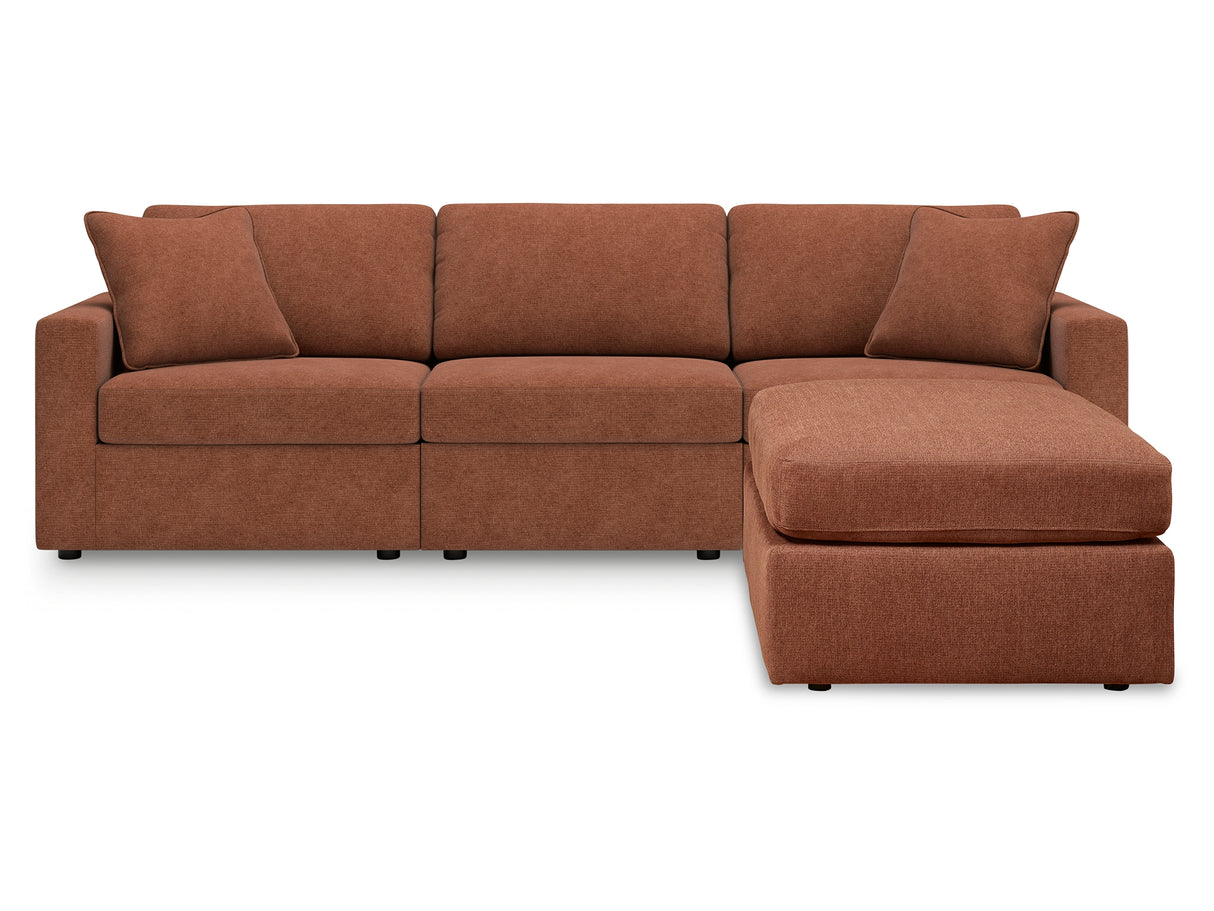 Modmax Spice 3-Piece Sectional And Ottoman