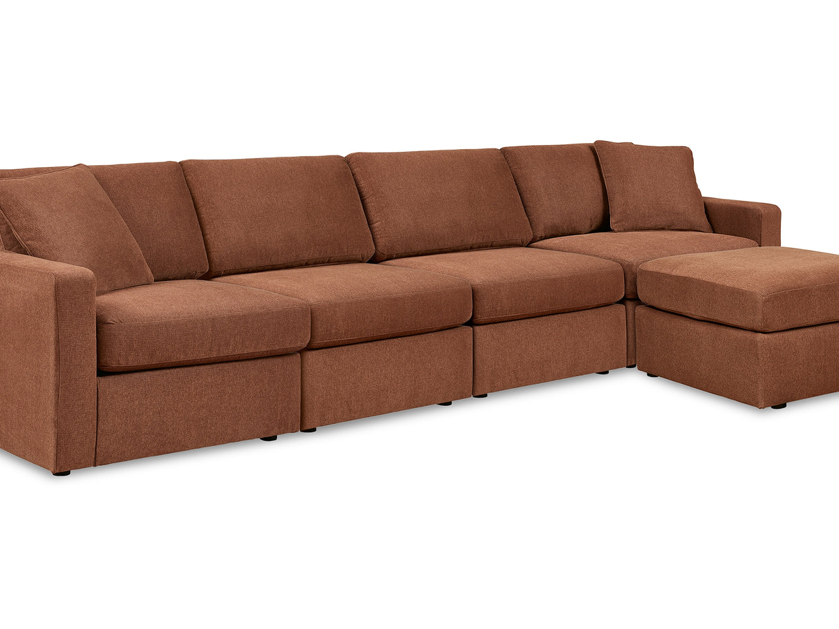 Modmax Spice 4-Piece Sectional And Ottoman