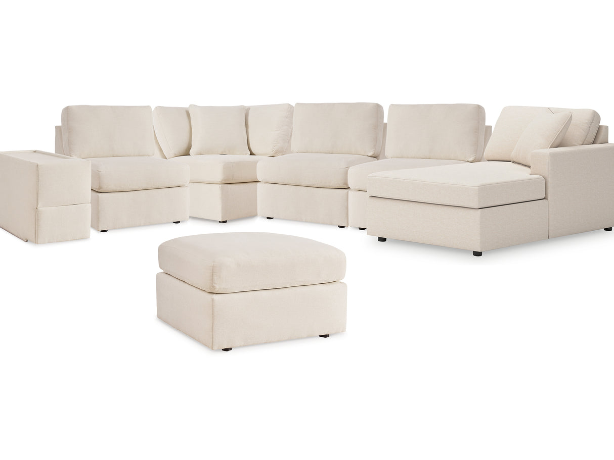 Modmax Oyster 6-Piece Right-Arm Facing Sectional With Chaise And Ottoman
