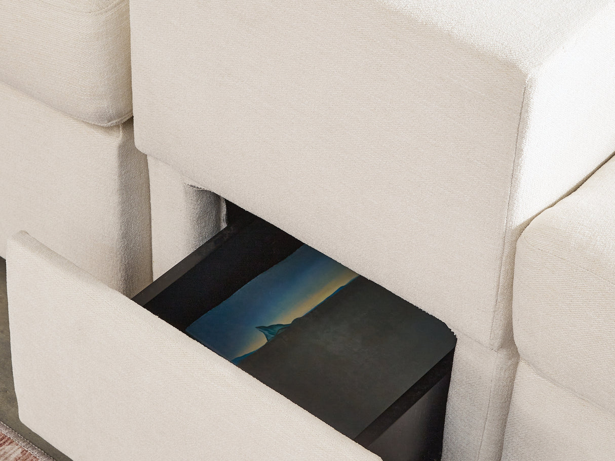 Modmax Oyster 6-Piece Right-Arm Facing Sectional With Chaise And Ottoman