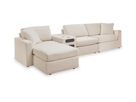 Modmax Oyster 4-Piece Sectional And Ottoman