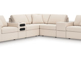 Modmax 7-Piece Balanced Sectional with Audio and Storage Consoles