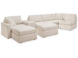 Modmax Oyster 6-Piece Sectional And 2 Ottomans