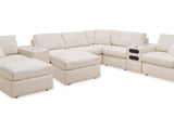 Modmax Oyster 8-Piece Sectional And 2 Ottomans
