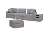 Modmax Granite 4-Piece Sectional And Ottoman